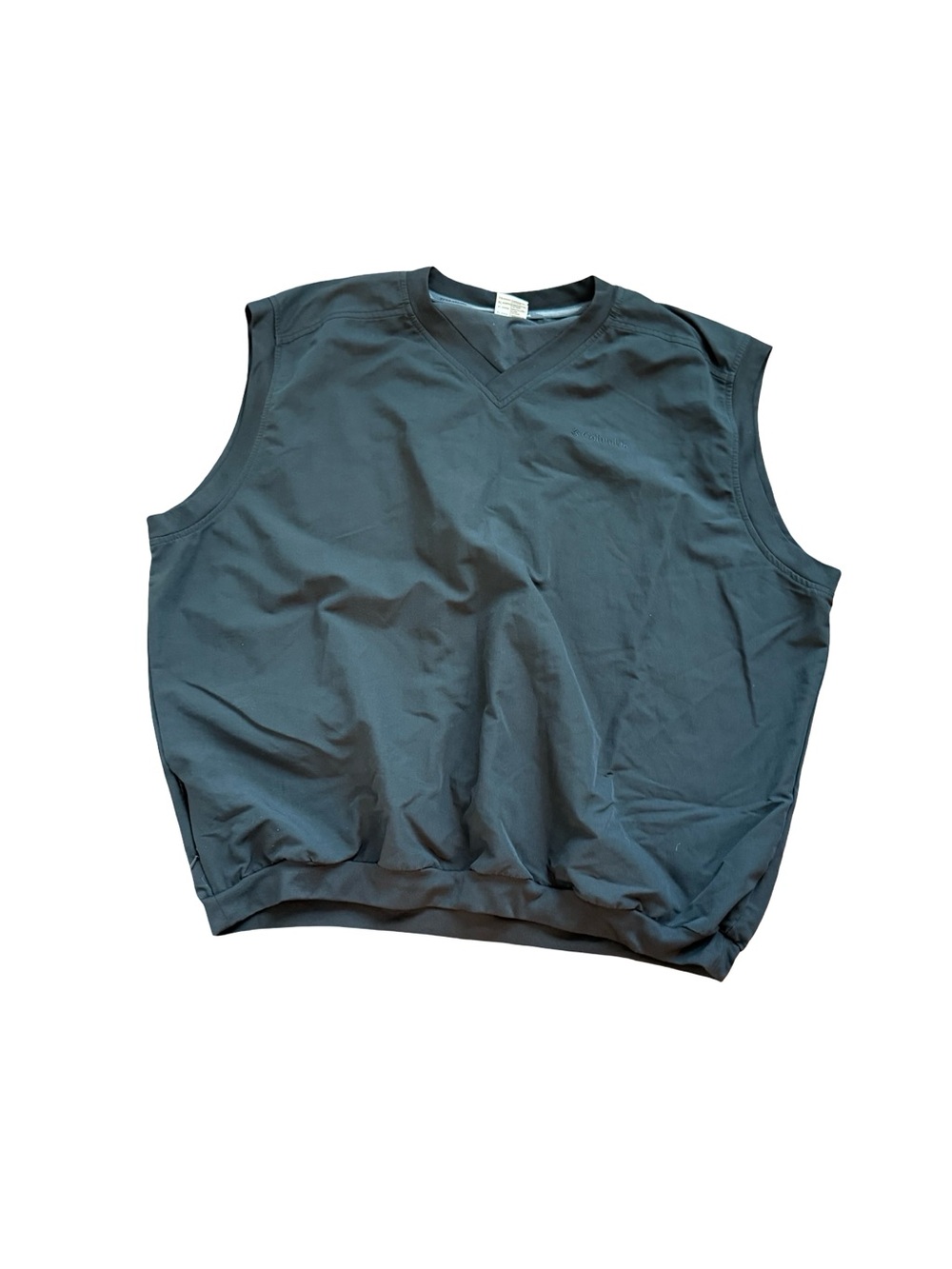Columbia Men's Sleeveless V-Neck Pullover Vest - Charcoal Gray